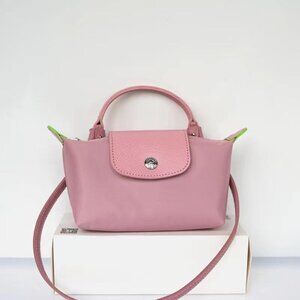 Brand new pink small Longchamp women's shoulder bag